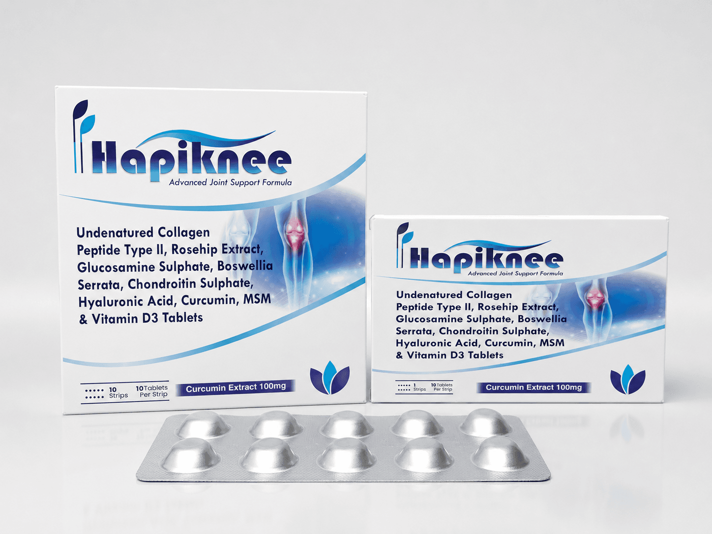 Hapiknee Tablets pharmaceutical packaging