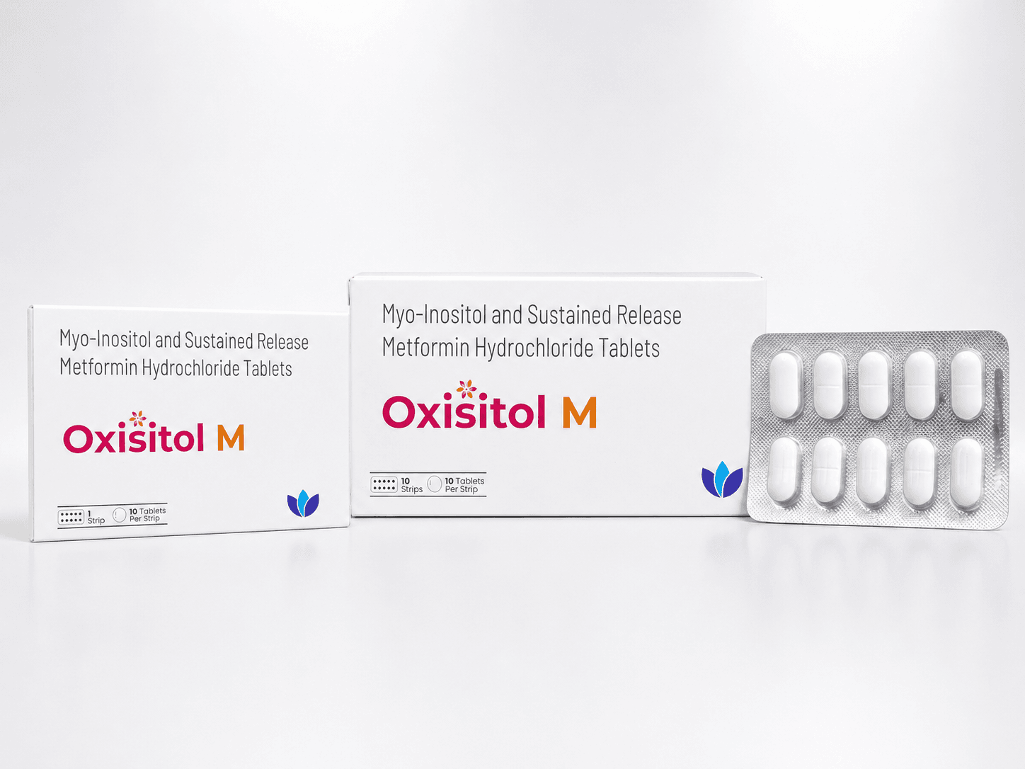 Oxisitol M - Myo-Inositol & Sustained Release Metformin Hydrochloride Tablets formulation packaging