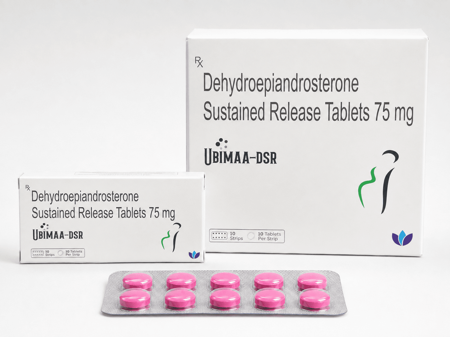Ubimaa-DSR - Dehydroepiandrosterone Sustained Release Tablets 75 mg formulation packaging