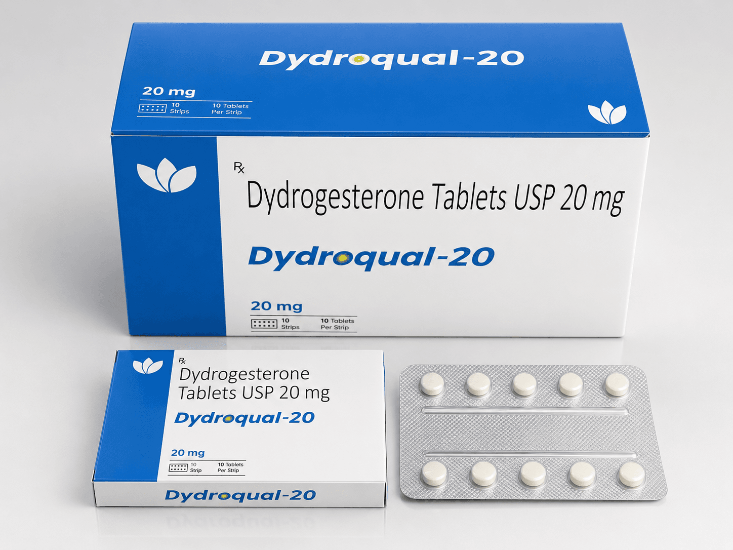 Dydroqual-20 pharmaceutical packaging
